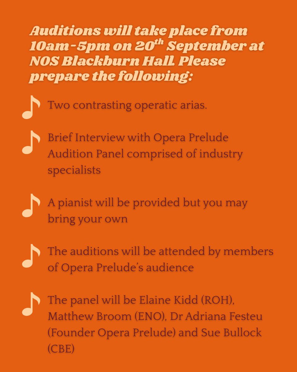 We know auditioning can be nerve-wracking... So let us put your minds at ease! Here's what you can expect if you're invited to audition for Opera Prelude's Young Artist Programme 🤩🎵

Take a look and see ➡️

#auditions #classicalmusic #opera #operasingersofinstagram #operasinger
