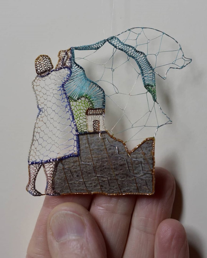 The lace &amp; needle sculptures of Agnes Herczeg