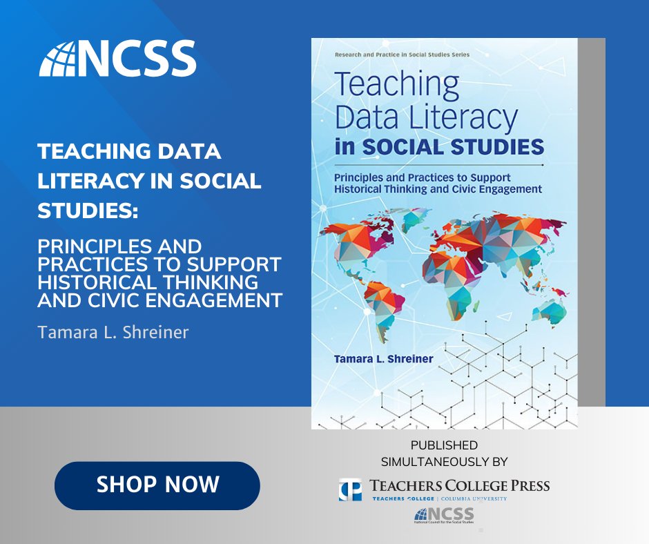 “So rare to read a book in education that is innovative and yet long overdue, but Teaching Data Literacy in Social Studies is just such a volume.”
—Bob Bain, associate professor, School of Education and Department of History, University of Michigan

➡️ Grab your copy today: