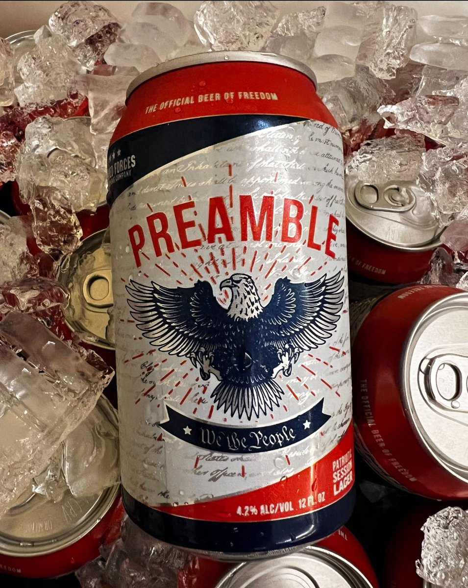 ArmedForcesBC's tweet image. The colder the better……….🇺🇸
#Preamble #TheOfficialBeerOfFreedom