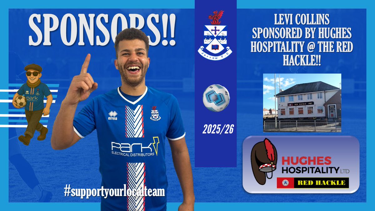 PLAYER SPONSOR! ⚽️

🗣️ “We’d like to thank RED HACKLE for sponsoring LEVI COLLINS!!”

Everyone at the Hackle would like to wish Levi and the rest of the team the best of luck for the coming season!!

#supportyourlocalteam

⚽️🔵⚪️⚽️