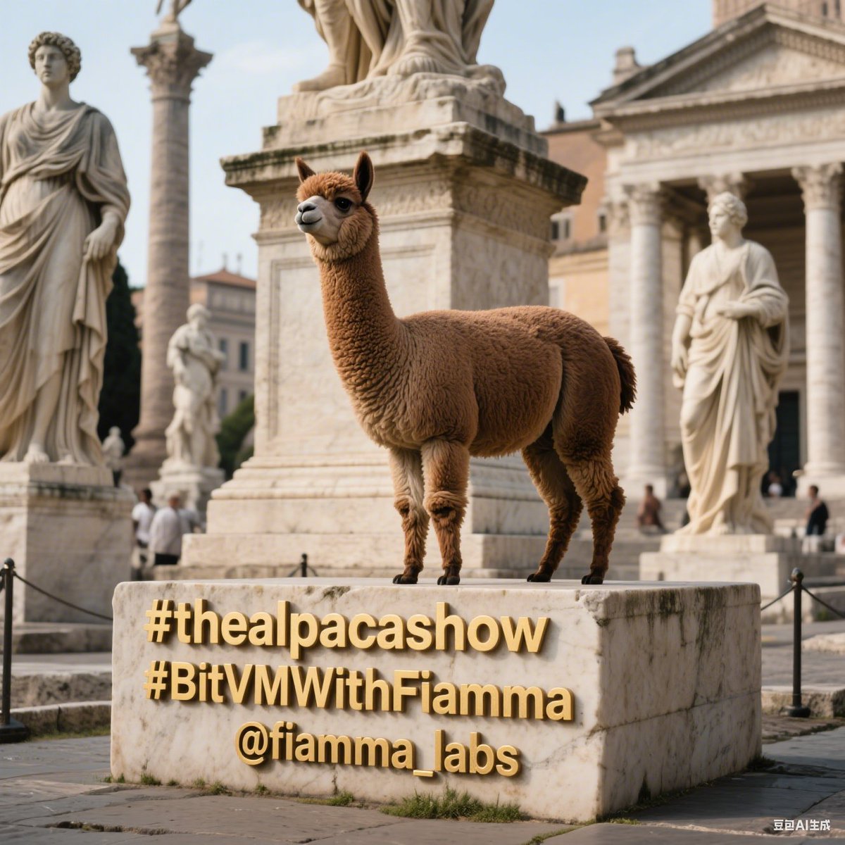 Visualize #BitVM as a layer of smart contracts floating above Bitcoin's base layer. It's connected, drawing on Bitcoin's security, but adds its own set of rules for complex interactions. #thealpacashow #BitVMWithFiamma <a href="/fiamma_labs/">𝗙𝗶𝗮𝗺𝗺𝗮 🦙🔥 | 𝗠𝗮𝗶𝗻𝗻𝗲𝘁 𝗟𝗜𝗩𝗘</a>
