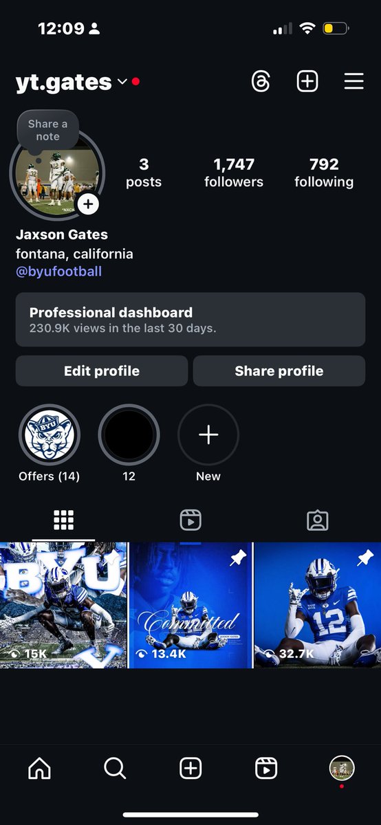 Coug Nation show some love on instagram! IG:yt.gates