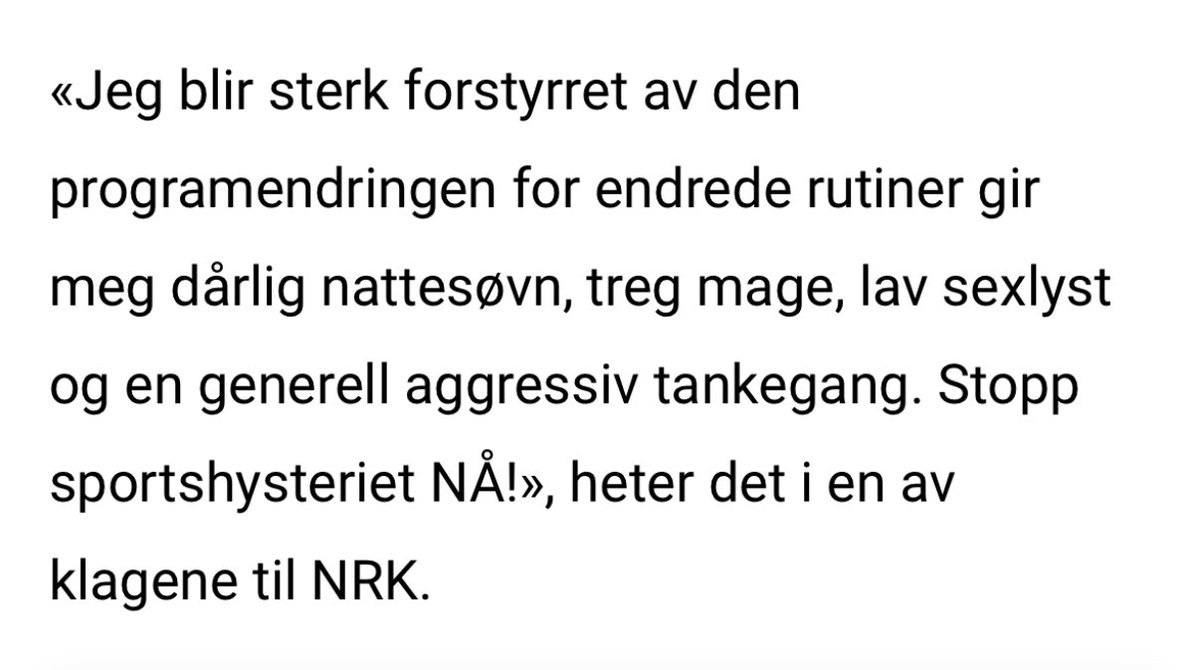 Dagsrevyen flyttet på grunn av fotball. Noen takler det bare sånn passe