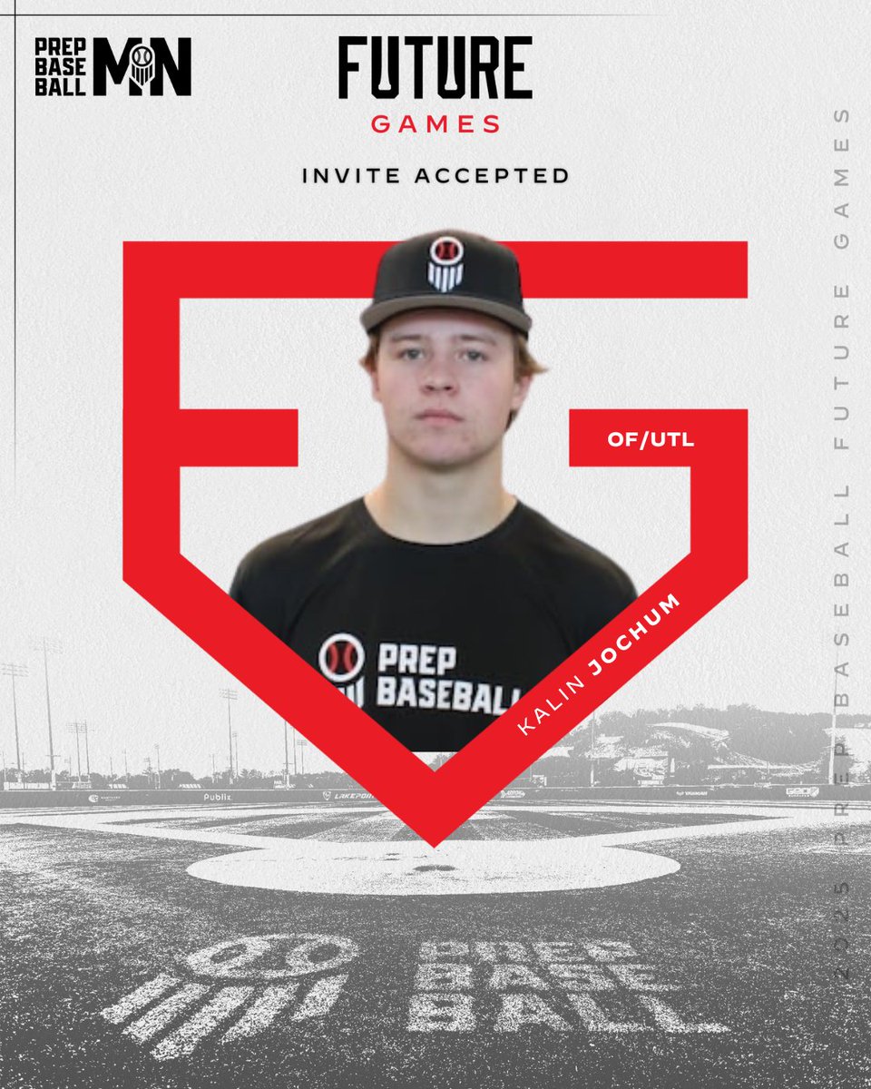 𝑾𝑬𝑳𝑪𝑶𝑴𝑬 𝑻𝑶 𝑻𝑯𝑬 𝑺𝑸𝑼𝑨𝑫 👊

Chaska's 𝗞𝗮𝗹𝗶𝗻 𝗝𝗼𝗰𝗵𝘂𝗺 will be representing #TeamMinnesota at the 2025 Future Games in Atlanta. 

👤 loom.ly/sv1xQno

<a href="/Kalin_Jochum/">Kalin Jochum</a> | <a href="/PBDakotas/">Prep Baseball Dakotas</a> | #PBFG25