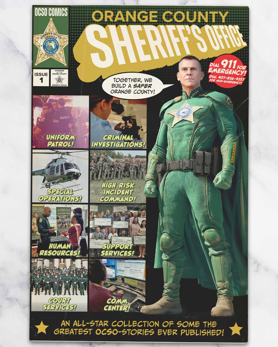 🚨 💥 NOW HIRING: SUPERHEROES! 💥 🚨 JOIN OUR TEAM!

Cape not required - just courage, commitment, integrity, and a calling to make a difference! 🚔
Do you have what it takes to protect and serve your community like a true hero?

📅 Apply Today | ocso.com/careers
🔹 Paid