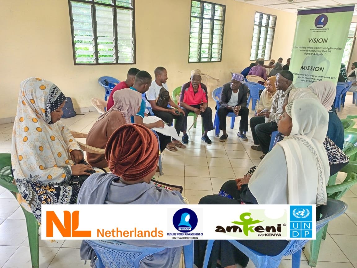 Muslim Women Advancement of Rights and Protection (@mwarpkenya) on Twitter photo 📍Community Voices Matter: Kinondo Ward Forum with Hon. Juma Maone
Under the support of <a href="/NLinKenya/">Netherlands Embassy in Kenya</a> through <a href="/UNDPKenya/">UNDP Kenya</a>, <a href="/Mwarpkenya/">Muslim Women Advancement of Rights and Protection</a> was honored to convene a vibrant #communitydialogue forum at Kilole Social Hall, Kinondo Ward, with the area Member of County Assembly, Hon. Juma 📍Community Voices Matter: Kinondo Ward Forum with Hon. Juma Maone
Under the support of <a href="/NLinKenya/">Netherlands Embassy in Kenya</a> through <a href="/UNDPKenya/">UNDP Kenya</a>, <a href="/Mwarpkenya/">Muslim Women Advancement of Rights and Protection</a> was honored to convene a vibrant #communitydialogue forum at Kilole Social Hall, Kinondo Ward, with the area Member of County Assembly, Hon. Juma