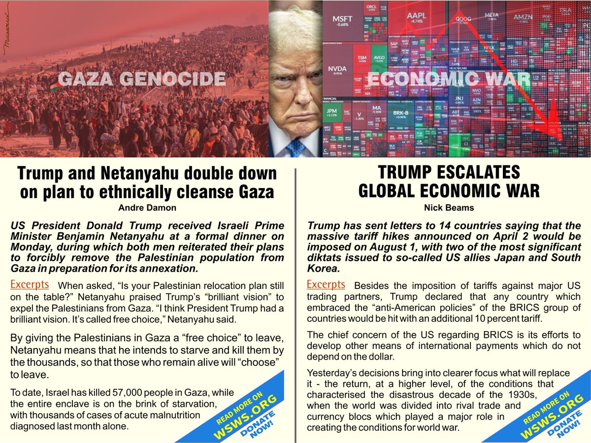 NayeriMassoud's tweet image. Read more on:
GAZA GENOCIDE:
wsws.org/en/articles/20…
ECONOMIC WAR:
wsws.org/en/articles/20…