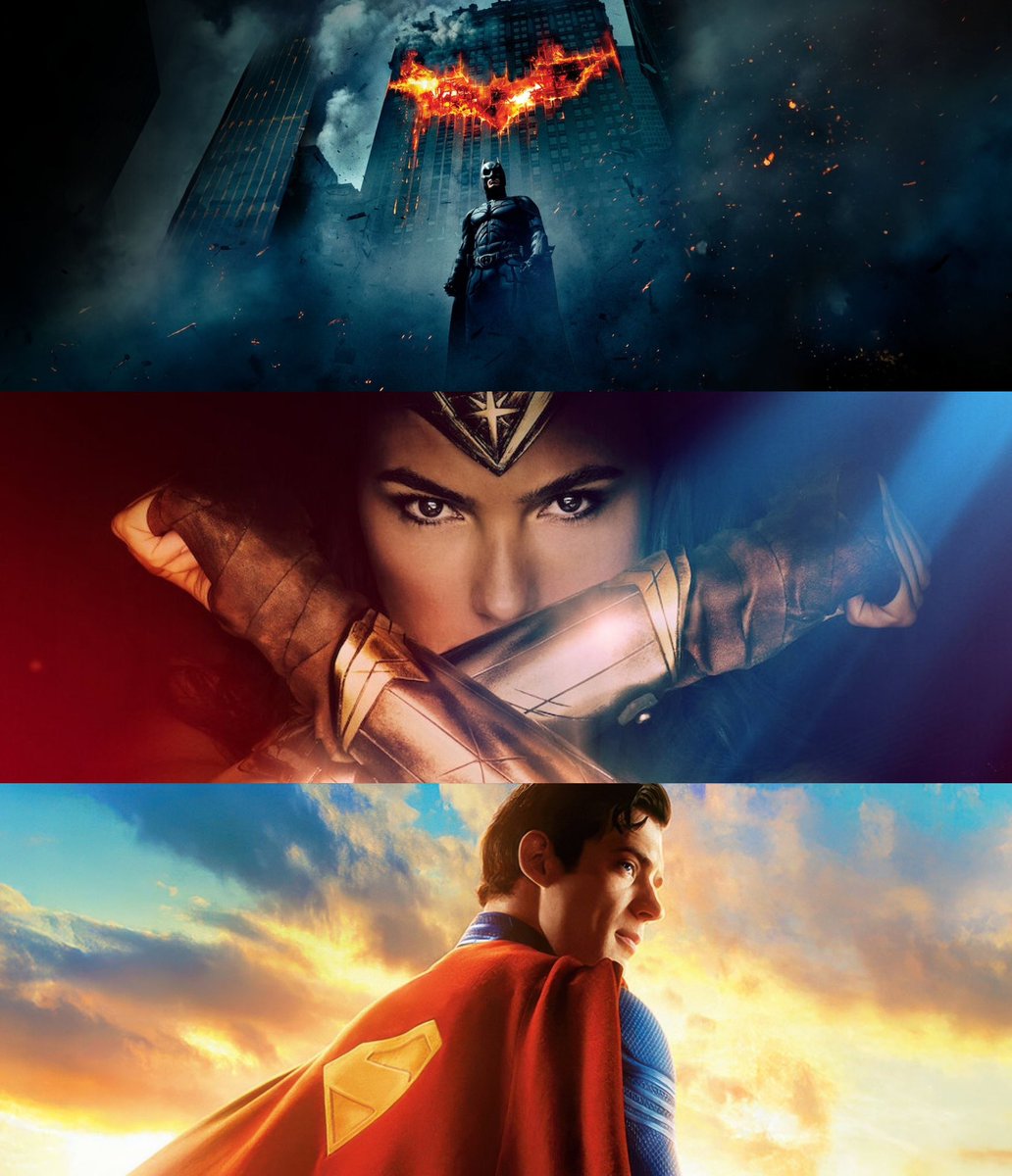 FilmUpdates's tweet image. Top 3 DC movies on Rotten Tomatoes:

• ‘THE DARK KNIGHT’ - 94%
• ‘WONDER WOMAN’ - 93%
• ‘SUPERMAN’ - 91%
