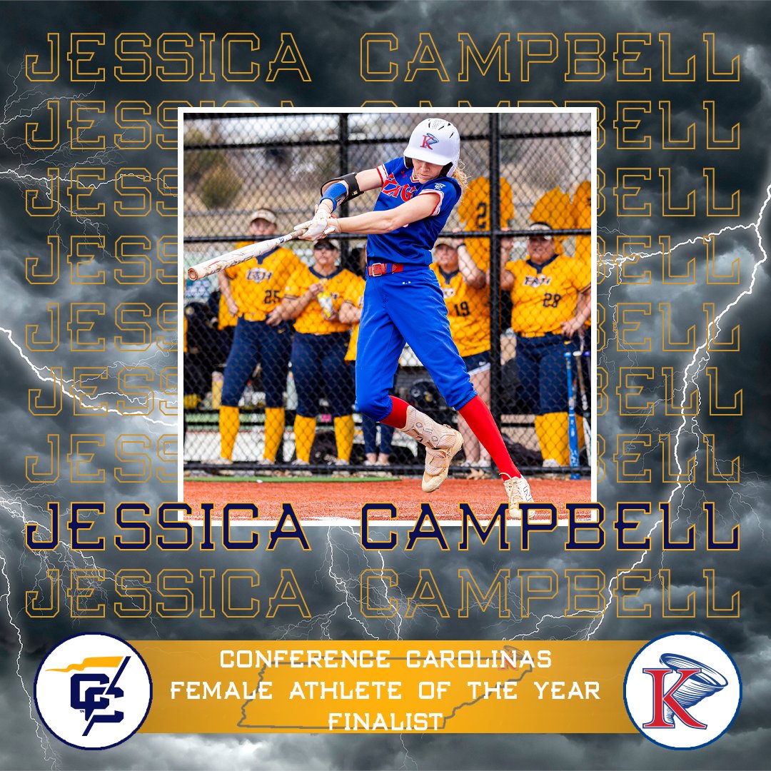 King Athletics (@kingathletics) on Twitter photo Jessica Campbell of <a href="/KingU_Softball/">King University Softball</a> has been named a finalist for the Conference Carolinas Female Athlete of the Year award! The winner will be announced Thursday. #LeadServeAchieve #KingPride Jessica Campbell of <a href="/KingU_Softball/">King University Softball</a> has been named a finalist for the Conference Carolinas Female Athlete of the Year award! The winner will be announced Thursday. #LeadServeAchieve #KingPride
