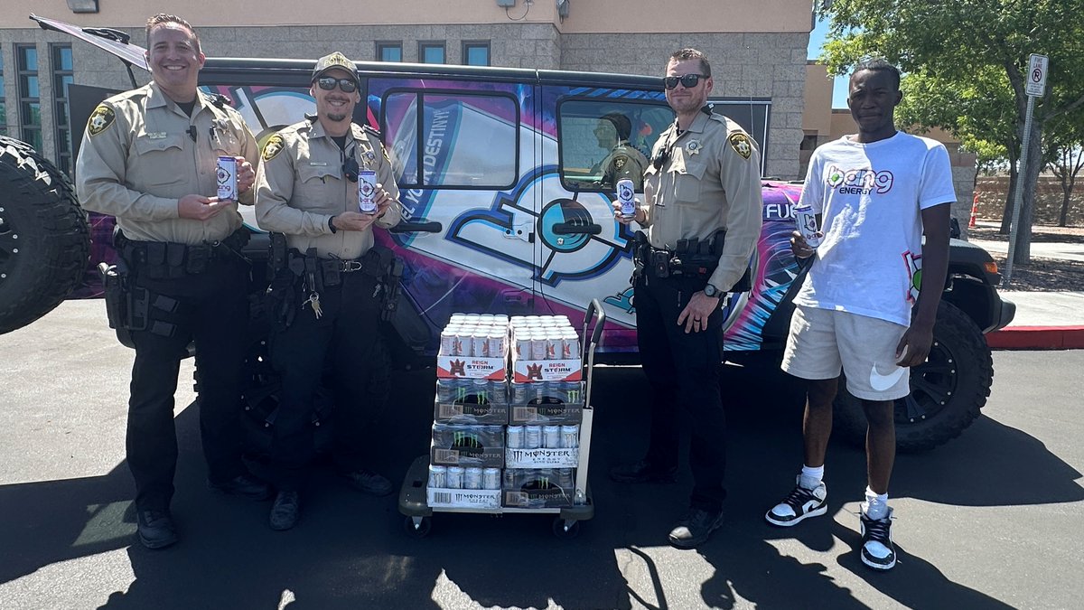 Big THANK YOU to Monster Energy, making sure our Officers stay energized and hydrated! 
#MonsterEnergy