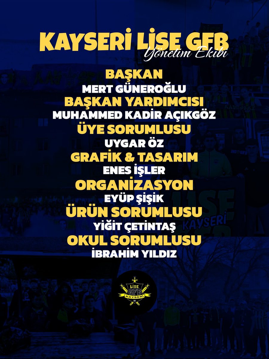 -YENİ SEZON YÖNETİM EKİBİMİZ-