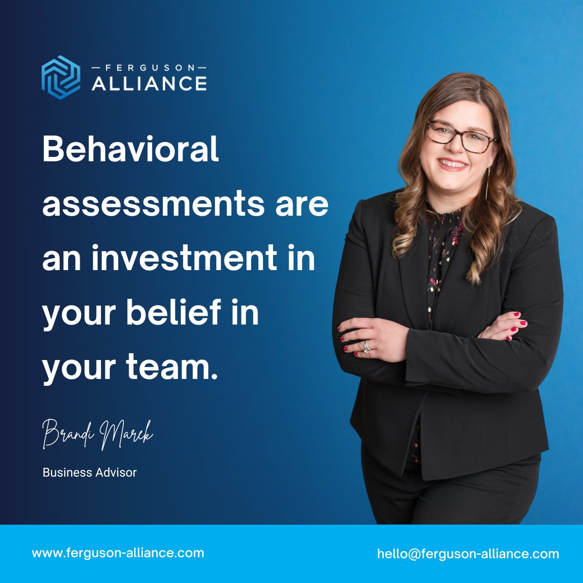 CoachPriceFerg's tweet image. When people understand how their teammates think, trust grows and alignment follows. 💬🔑

📅 Schedule a meeting: ferguson-alliance.com/contact
📖 Subscribe to our blog: ferguson-alliance.com/blog
🔖 Learn more: ferguson-alliance.com/unlocking-team…

#Prosperity #FamilyBusiness #TeamAlignment