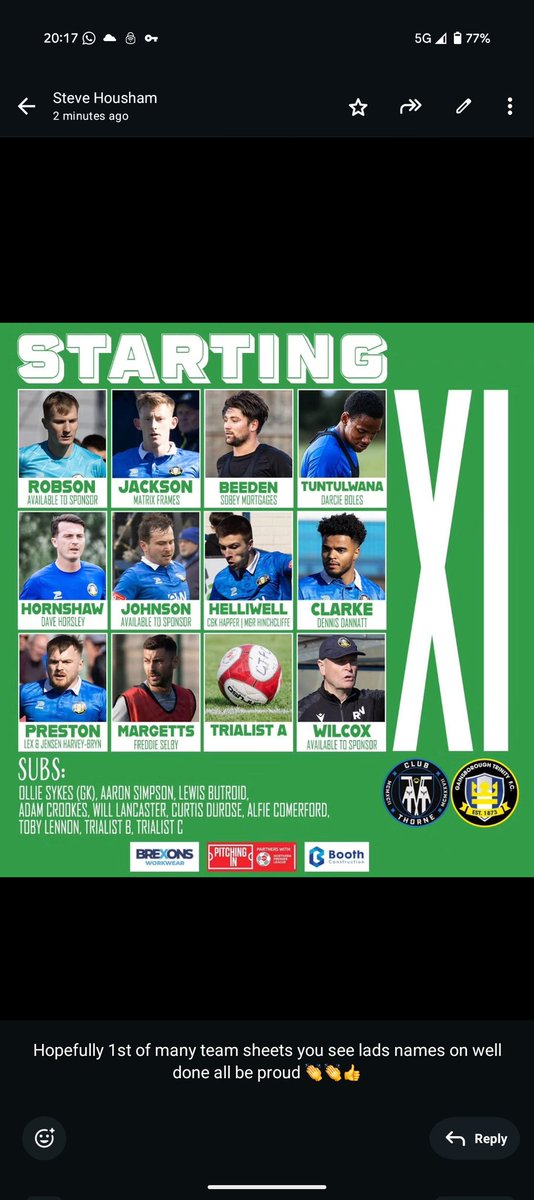 Brilliant to see 3 of our U21s on the bench tonight for the first team in their preseason friendly 💙💛💙💛⚽ #GTFC