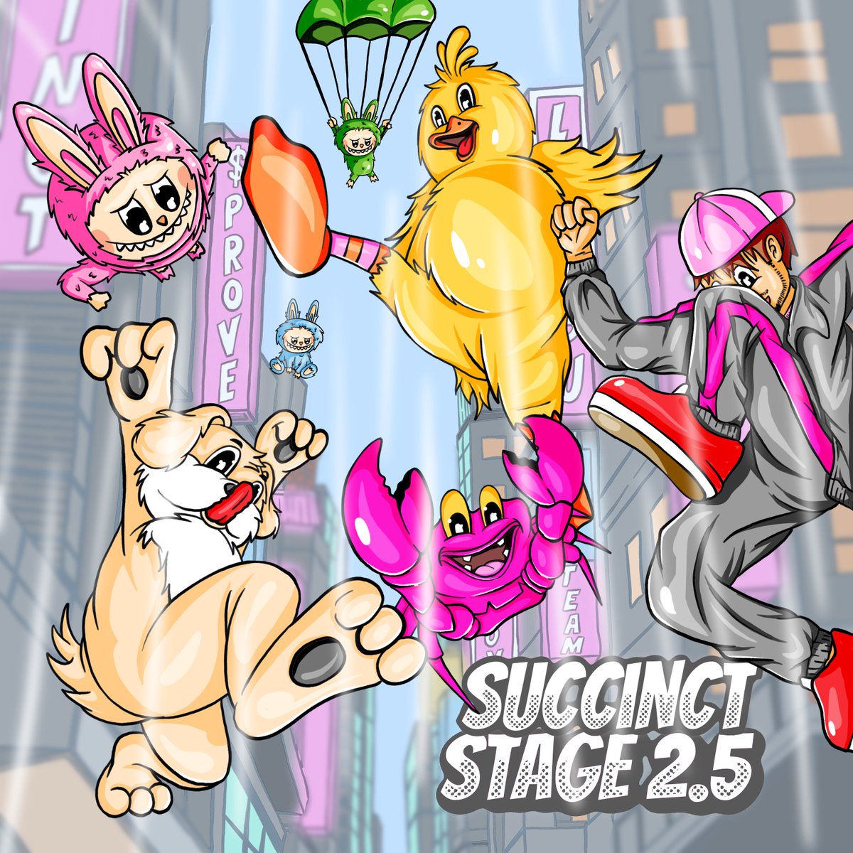 Even though I haven't entered Stage 1 or Stage 2, 
the euphoria still makes me even more excited and this is my artwork to share in the joy that <a href="/SuccinctLabs/">Succinct</a>  has reached Stage 2.5.

Keep proving and hope <a href="/0xCRASHOUT/">crashout</a> sees this as a contribution worthy of appreciation.

PROVED UR