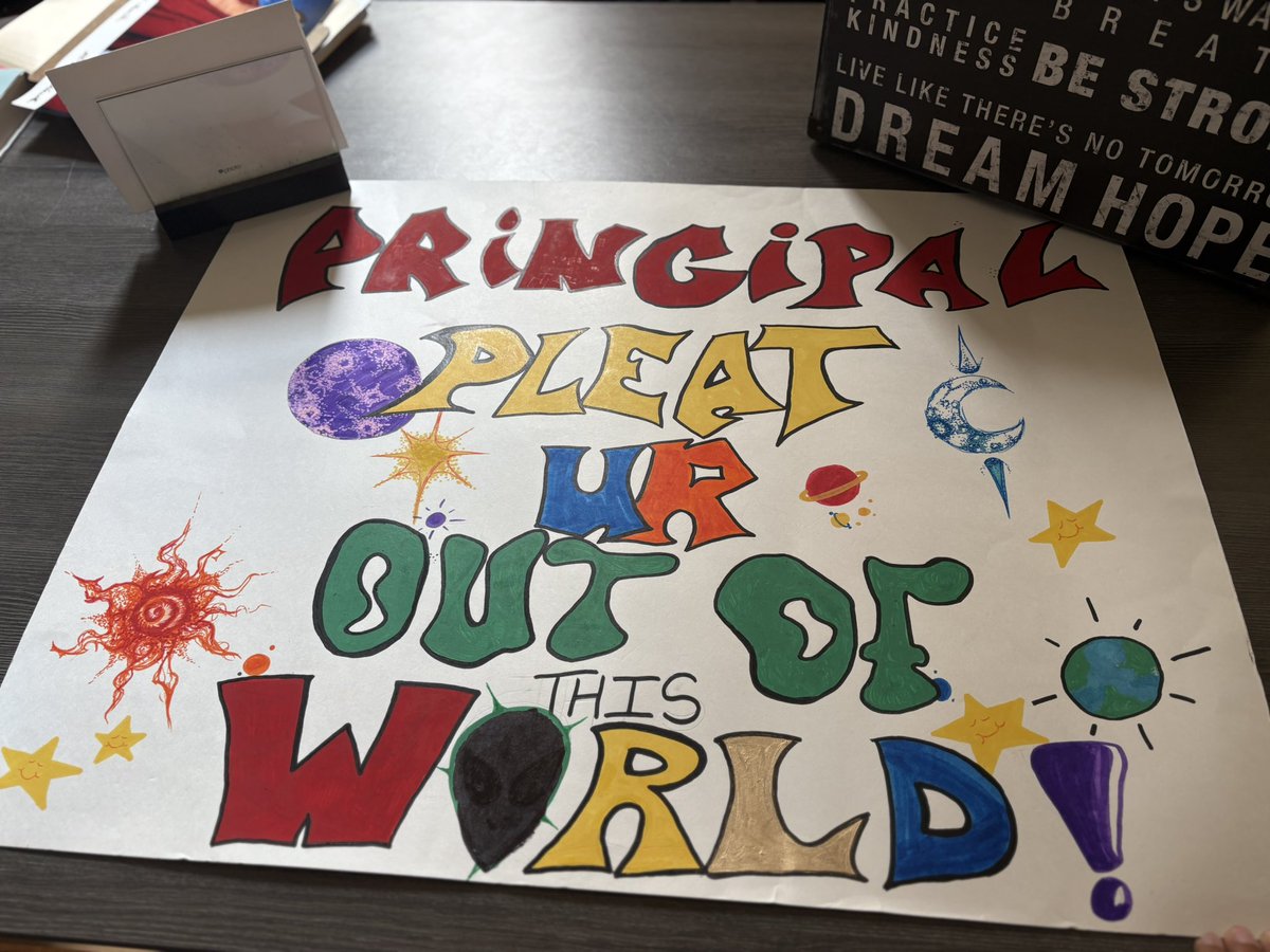 Shelette R. Pleat (@sheletterpleat) on Twitter photo Check out this poster that welcomed me on Monday morning from one of scholars/Huskies in our next cohort of grade 5 OG’s💕💕💕 (I hope they know how much I think they are out of this world too 🥰)
<a href="/Hamilton_Howler/">Hamilton Elementary School</a> <a href="/SCSchools/">Schenectady Schools</a>
#📢WhereMyHuskiesAt⭐️🐾❤️ Check out this poster that welcomed me on Monday morning from one of scholars/Huskies in our next cohort of grade 5 OG’s💕💕💕 (I hope they know how much I think they are out of this world too 🥰)
<a href="/Hamilton_Howler/">Hamilton Elementary School</a> <a href="/SCSchools/">Schenectady Schools</a>
#📢WhereMyHuskiesAt⭐️🐾❤️