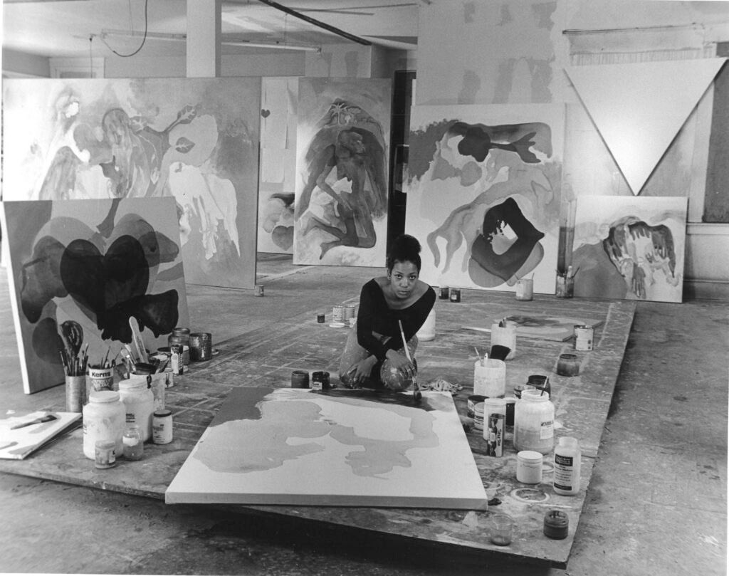 SFMOMA's tweet image. Coming this September: "Suzanne Jackson: What Is Love" — the first full retrospective of a visionary artist whose suspended paintings, dreamlike colors, and deep love for nature have expanded what painting can be. 🌿 bit.ly/4nBuHKU #SuzanneJackson #SFMOMA