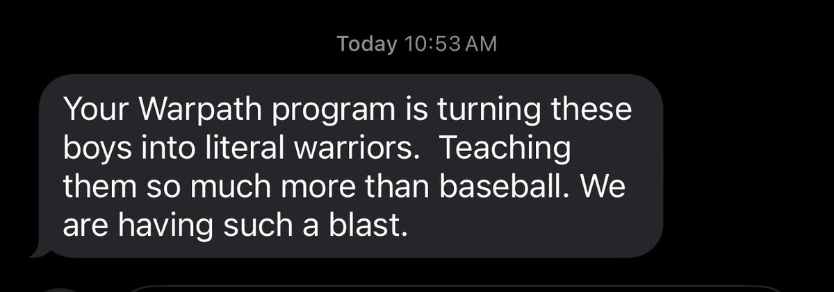 rcswarpath's tweet photo. This is what itโs all about. ๐ชโพ๏ธ
The Warpath program is about more than baseball. Our culture aims to build confidence, character, and a brotherhood that lasts well beyond the field.
Proud to serve our players!
@russcanzler
#culture #teambaseball #warrior #onthepath #playerdevelopment