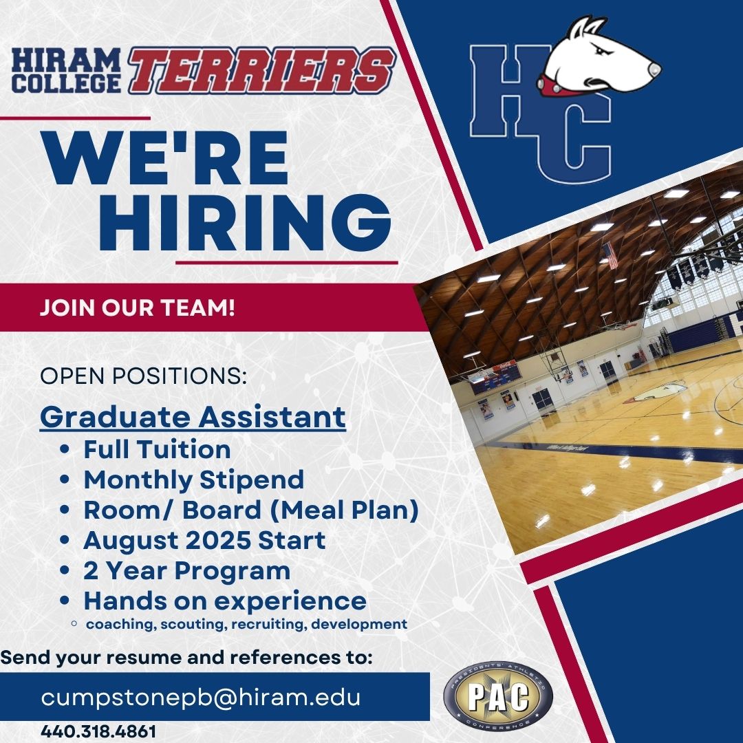 Looking to add to our coaching staff!  
Real coaching/ recruiting/ scouting/ player development experience and a paid master's degree!
To apply, or for more info: DM, text, call, email!