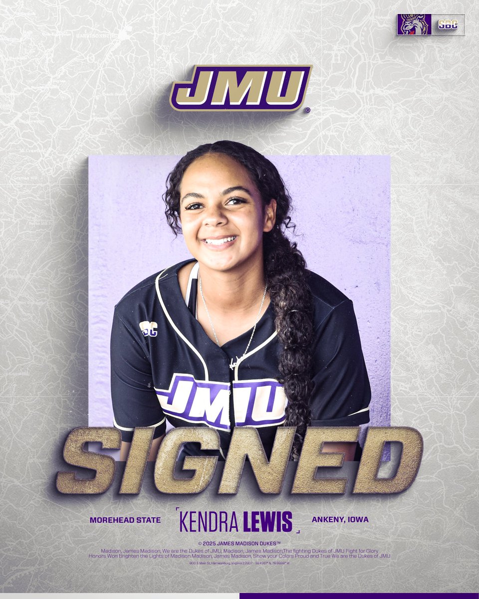 JMU Softball (@jmusoftball) on Twitter photo πππ ππ
ππ ππ₯
We're so excited to welcome Kendra to the squad!
π° tinyurl.com/yu3qe8cj
#GoDukes | <a href="/KendraLewis12_/">Kendra Lewis</a> πππ ππ
ππ ππ₯
We're so excited to welcome Kendra to the squad!
π° tinyurl.com/yu3qe8cj
#GoDukes | <a href="/KendraLewis12_/">Kendra Lewis</a>