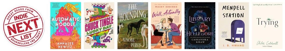 MacmillanLib's tweet image. The August 2025 Indie Next List includes SEVEN Macmillan titles! 📚👉 tinyurl.com/ndkv4vu3