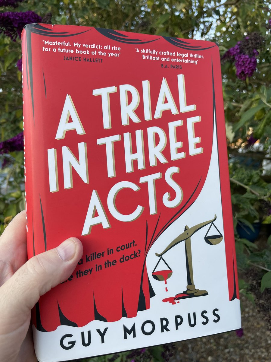 Paul Waters (@paulwaters99) on Twitter photo Never have the twists been more important. IYKYK. A Trial In Three Acts by <a href="/guymorpuss/">Guy Morpuss</a> is a lot of fun.
My copy is going in the <a href="/bluebookhouse/">Blue Book House</a> but you should get your own one.
#goodreads #crimefiction Never have the twists been more important. IYKYK. A Trial In Three Acts by <a href="/guymorpuss/">Guy Morpuss</a> is a lot of fun.
My copy is going in the <a href="/bluebookhouse/">Blue Book House</a> but you should get your own one.
#goodreads #crimefiction