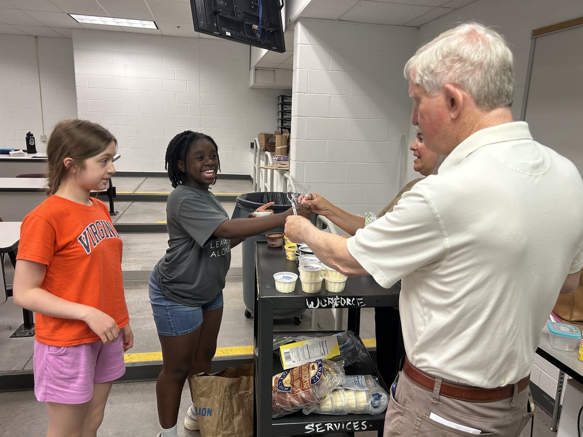 A big thank you to the Albemarle County Rotary Club for stopping by to bring smiles (and scoops!) to KidsCollege at PVCC.

The Rotary Club has been a long time supporter of PVCC programs. Their generous contributions benefit our students and our community.

#pvcc #pvcckidscollege