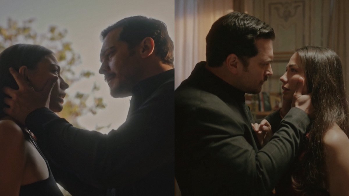 when he holds her face with both hands &gt;