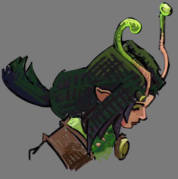 Quick mantis doodle