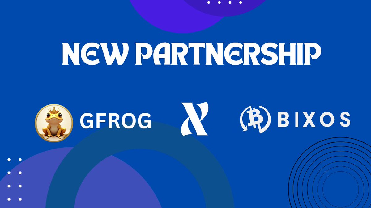 Golden Frog 🐸 (@goldenfroghouse) on Twitter photo 🚀Golden Frog x Bixos Inc A Powerful New Partnership!🚀
We’re thrilled to announce that our new partnership with <a href="/Bixosinc/">Bixos Incorporation</a> !🤝
🔎 At Bixos, we tokenize real estate for Web3. Together, we connect infrastructure with real-world value — from on-chain data to physical assets. 🚀Golden Frog x Bixos Inc A Powerful New Partnership!🚀
We’re thrilled to announce that our new partnership with <a href="/Bixosinc/">Bixos Incorporation</a> !🤝
🔎 At Bixos, we tokenize real estate for Web3. Together, we connect infrastructure with real-world value — from on-chain data to physical assets.