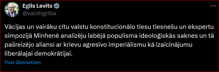 Mūs un liberālo demokrātiju 1laicīgi apdraud gan labējie, gan kreisie populisti/ekstrēmisti. Progresīvā dienaskārtība, kura uztver Rietumus, kā ļaunumu, bet 🇷🇺-🇮🇷-🇨🇳 asi, kā pretošanos ASV "imperiālismam" ir bīstama.
Mūsu "elites" ir aklas pret to. Velti. Viņas cietīs pirmās.