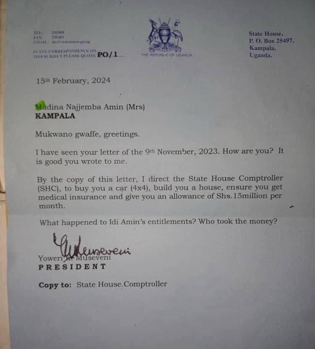 ๐ถ๐๐n Robert (@kingowenr) on Twitter photo I hope all feature Presidents are taking notes and can always return the favor where needed.
Thank you <a href="/KagutaMuseveni/">Yoweri K Museveni</a> for this kind heart and gesture. I hope all feature Presidents are taking notes and can always return the favor where needed.
Thank you <a href="/KagutaMuseveni/">Yoweri K Museveni</a> for this kind heart and gesture.
