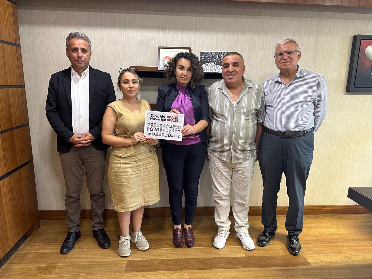 Suruç katliamının 10.yılında Suruç Aileleri'ni Meclis'te ağırladık. Adalet mücadelesini büyütmek için neler yapabileceğimizi tartıştık.