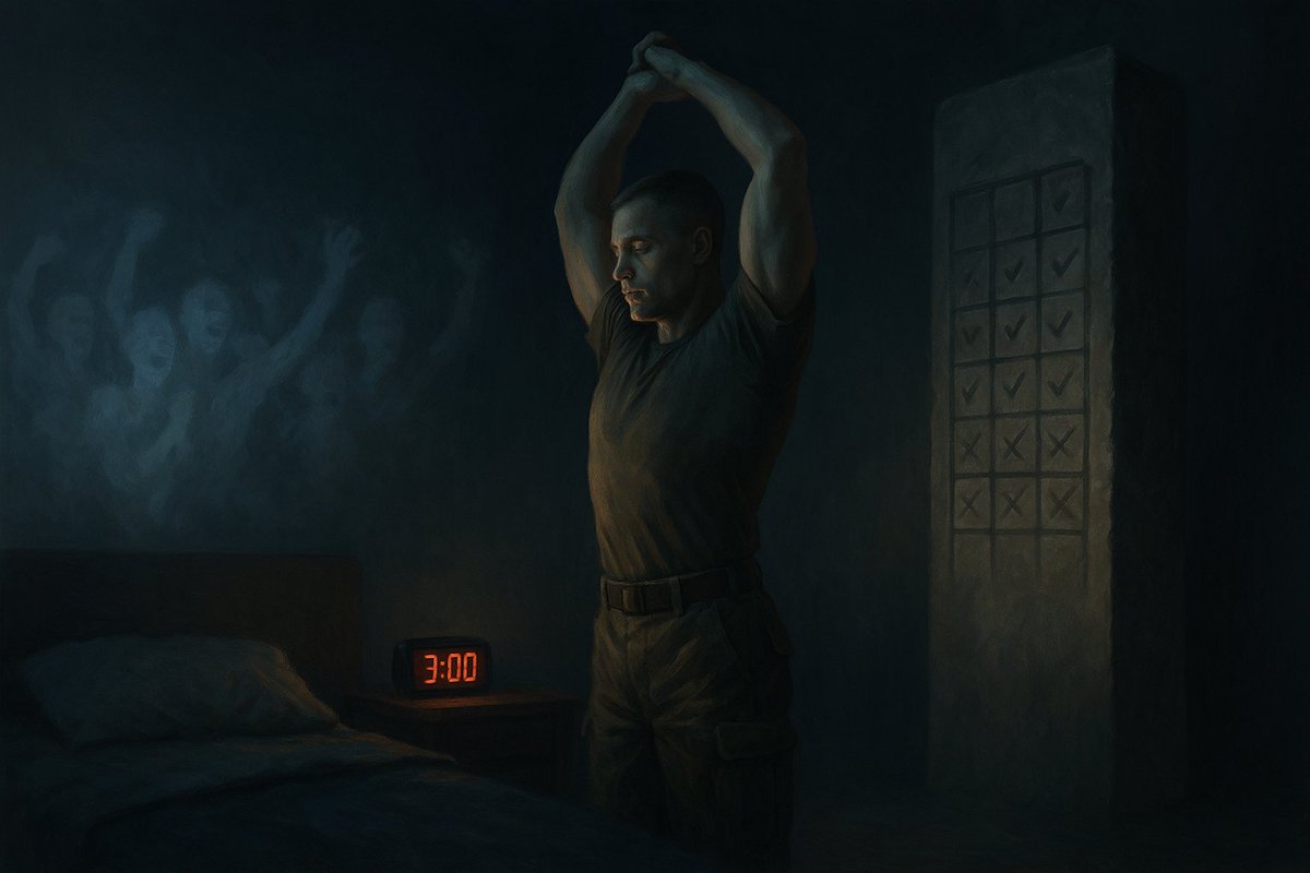 JIT_Sniper's tweet image. Motivation is emotional.
Routine is structural.
The more emotion you remove from execution, the more consistent your wins.

Wake-Up:
I get up at 0300. Every day.
Not because I’m special.
Because I’ve trained my body to respond — not negotiate.
#RoutineWins