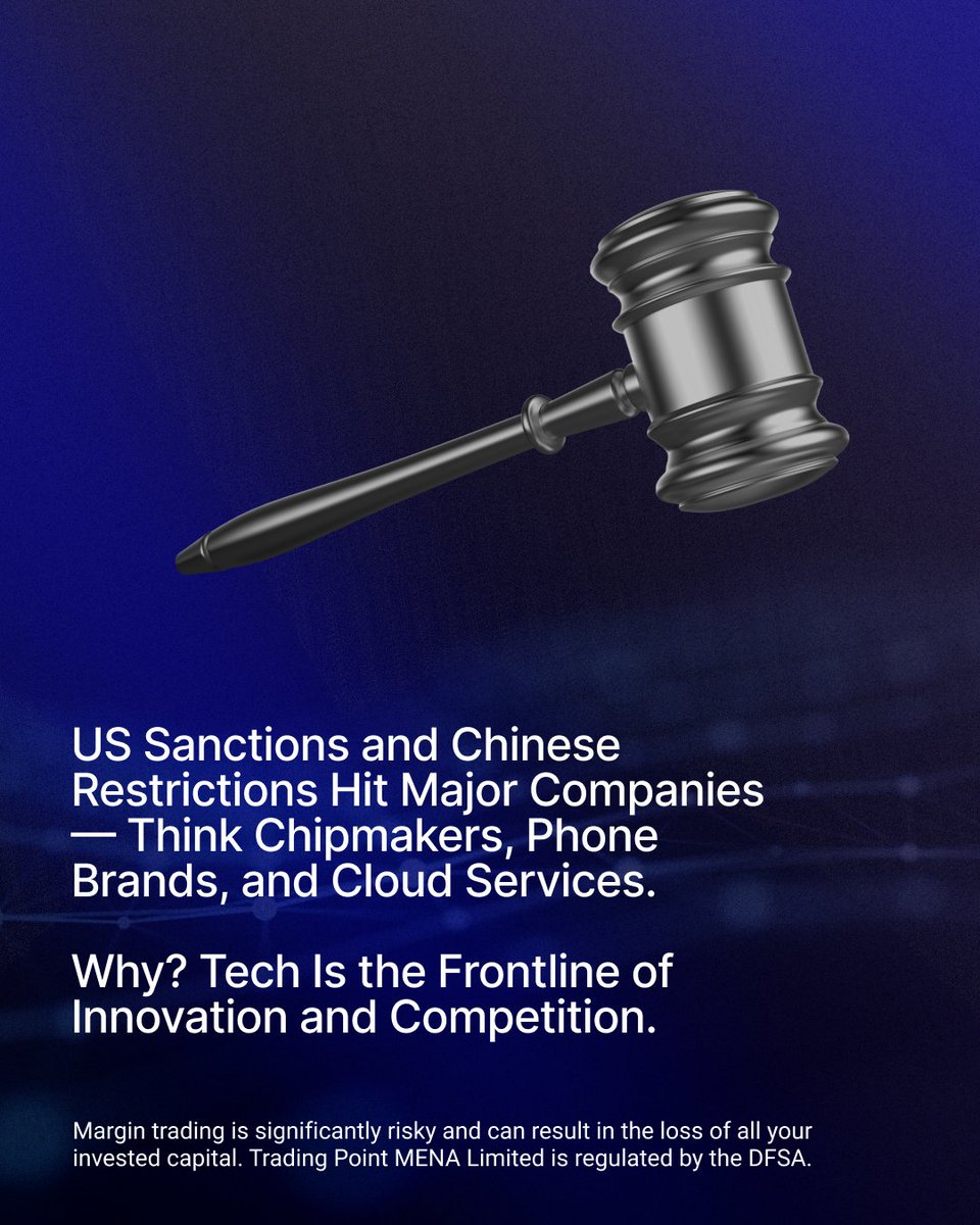 XMMENA's tweet image. Tech stocks vs. trade wars 💻⚔️
Ever wondered how global tensions hit your charts?
Swipe to find out 👀 
Keep learning with us ➡️ Link in bio.
#XMMENA #LearnWithXM #Stocks #Geopolitics #MarketMoves #Trading