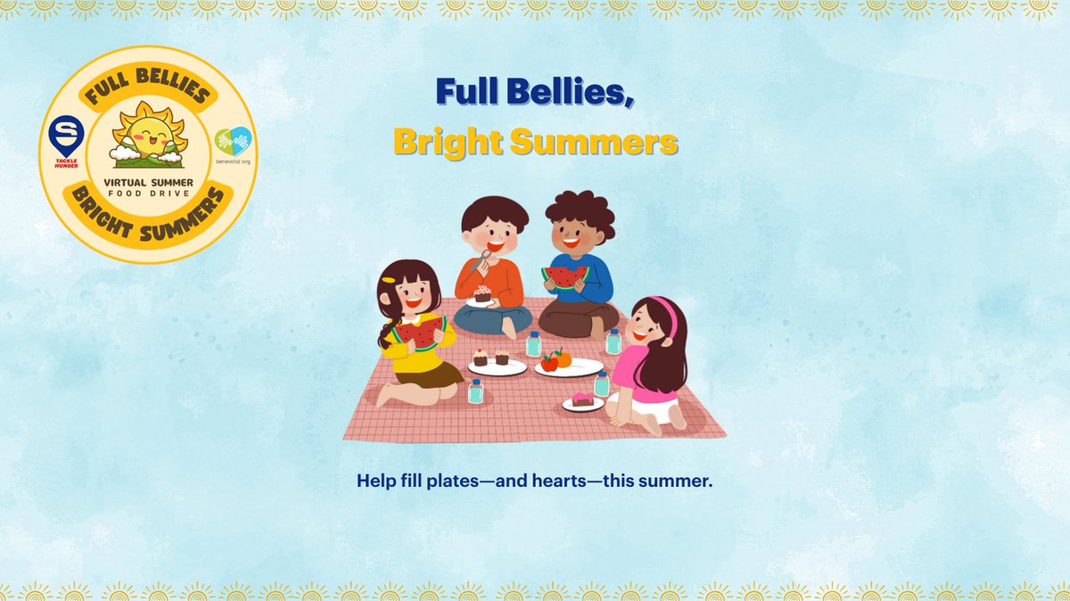 Summers should mean sunshine, not hunger. Start or join a Virtual Food Drive today to help children facing summer hunger. It's easy, impactful, and community-powered!

Get started at benevolist.org

#BrightSummersDrive #TackleHunger #VirtualFoodDrive #Donate
