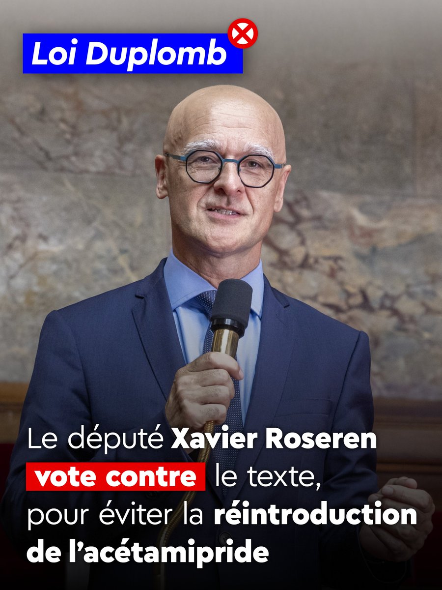 🔴 Mon vote sur la loi Duplomb : difficile, mais assumé.
✅ Des avancées utiles.
⛔ Une ligne rouge franchie : le retour d'un néonicotinoïde.
❌ J’ai voté contre. On ne construit pas la souveraineté alimentaire sur un recul écologique.
🇪🇺 La vraie réponse est européenne.