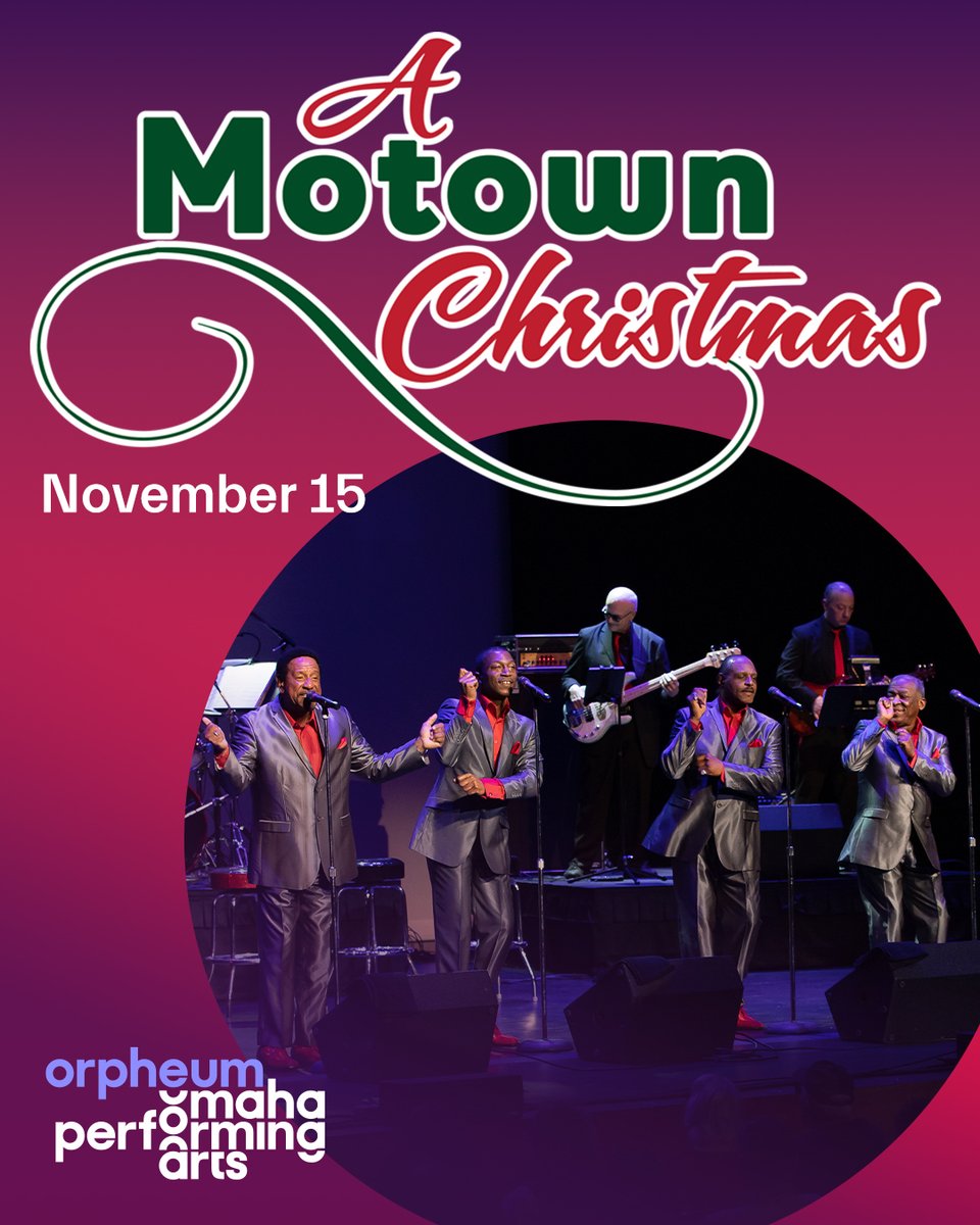 JUST ANNOUNCED 🔊 🔊

A Motown Christmas is coming to the Orpheum Theater on Nov. 15 🎄 

🎫 Tickets start at $63.50 and go on sale this Fri. July 11 at 10 AM at bit.ly/4khdWSj