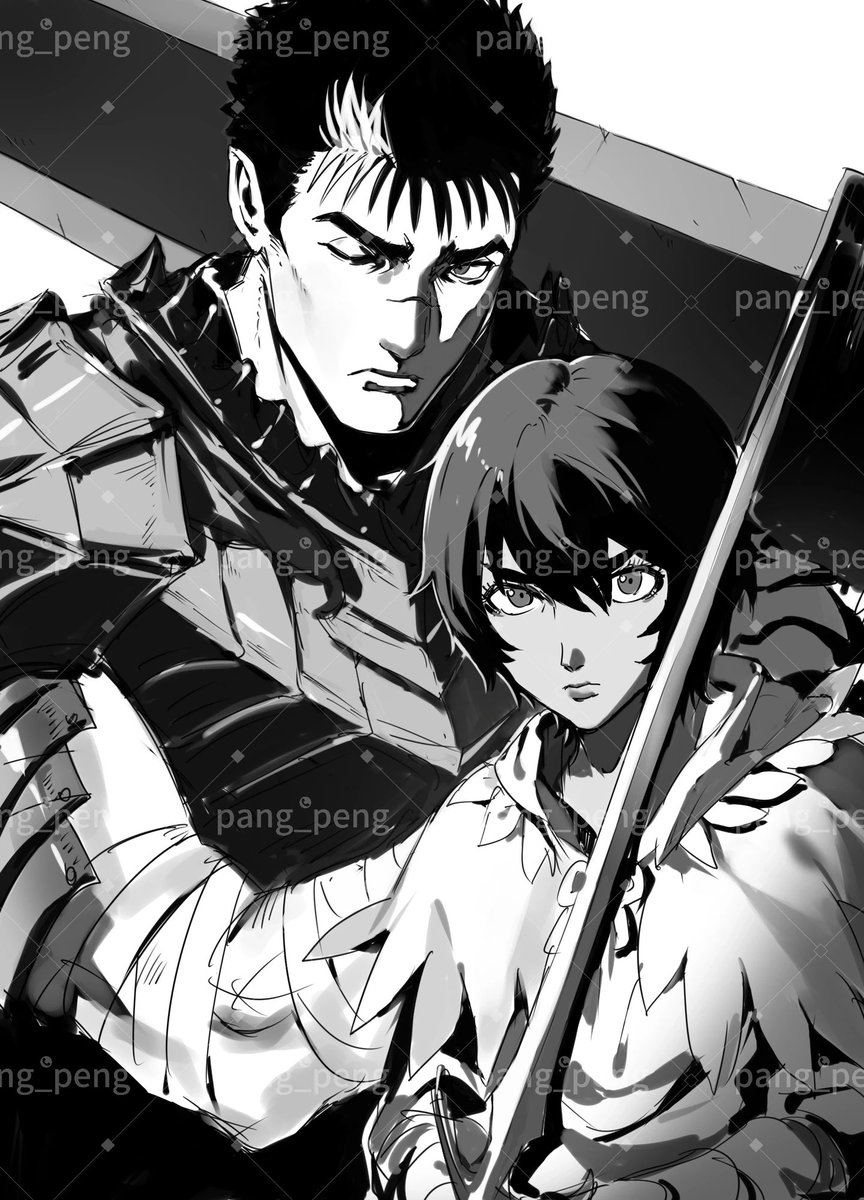 LngRdy's tweet photo. 是约稿大人们请吃❤️❤️
 #Casca #キャスカ #ベルセルク #Berserk #Guts #ガッツ #gutsca https://t.co/tRvjsqctY0