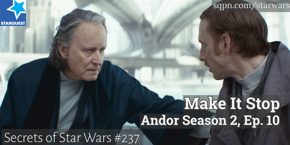 sqpn's tweet image. Was Luthen a hero or a monster? The lines blur in Andor S2E10 as Kleya faces the ultimate decision. The panel unravels a heartbreaking rebel tragedy. starquest.fm/SSW237 #Andor #StarWars