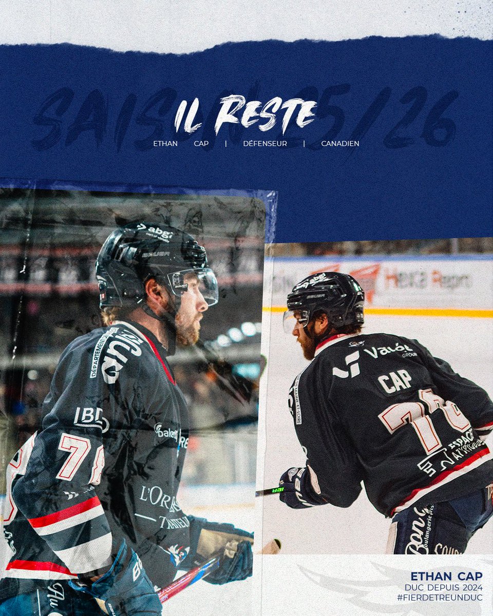 Les Ducs d'Angers (@ducsdangers) on Twitter photo ๐๐๐๐๐ ๐๐๐ ๐๐๐๐๐๐๐๐ ๐ฆ
Le canadien de 25 ans qui a participรฉ ร toutes les rencontres la saison derniรจre, sera encore alignรฉ en dรฉfense en 25/26 ! Reconnu pour sa capacitรฉ ร dรฉfendre en couverture, et ร faire parler son physique dans les duels ๐ช
#SportAngers ๐๐๐๐๐ ๐๐๐ ๐๐๐๐๐๐๐๐ ๐ฆ
Le canadien de 25 ans qui a participรฉ ร toutes les rencontres la saison derniรจre, sera encore alignรฉ en dรฉfense en 25/26 ! Reconnu pour sa capacitรฉ ร dรฉfendre en couverture, et ร faire parler son physique dans les duels ๐ช
#SportAngers