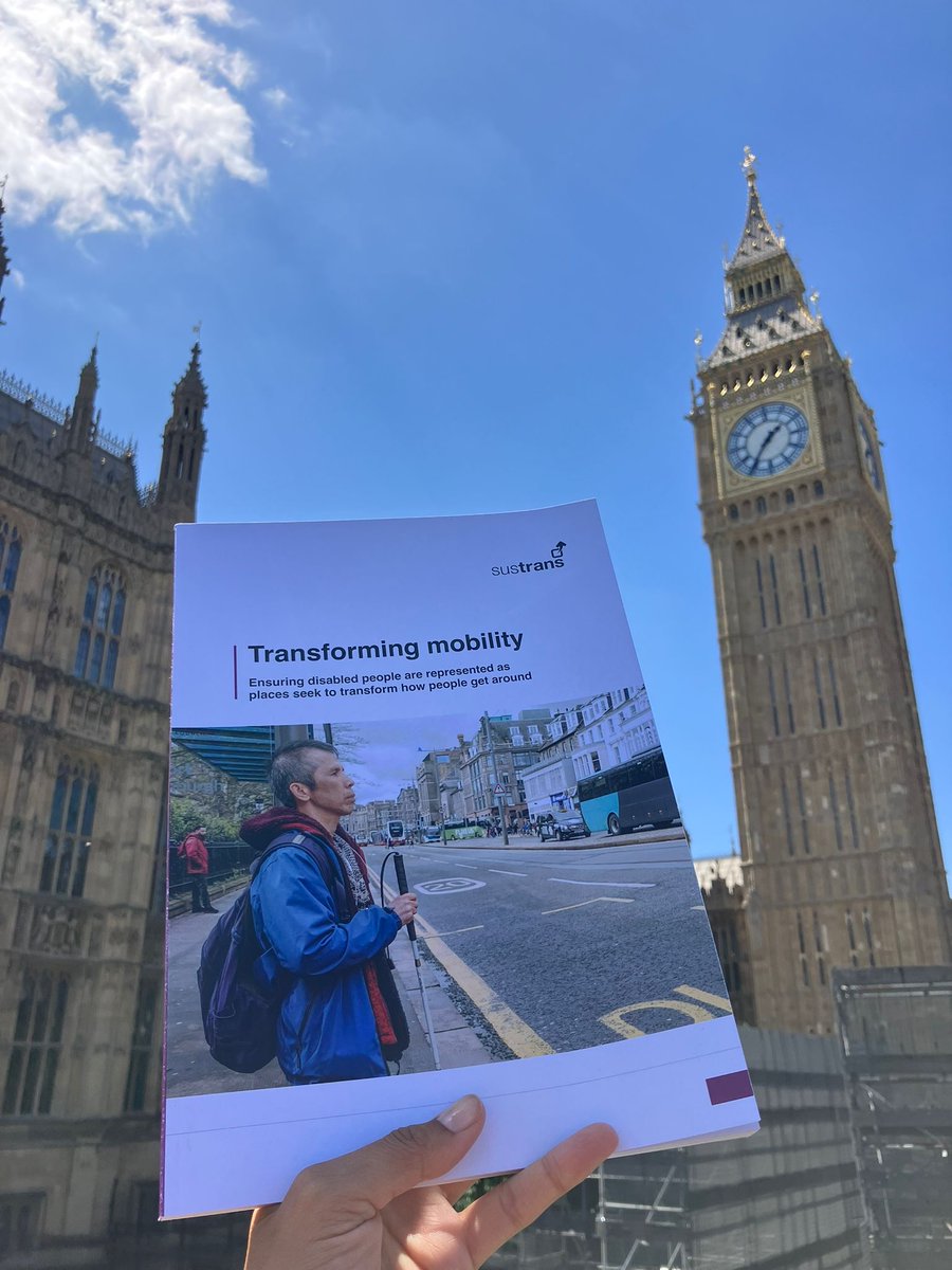 “When disabled people are represented, we get better outcomes for everyone”

Great to launch the report today in London, with several research participants making the trip down from Edinburgh 🎉
