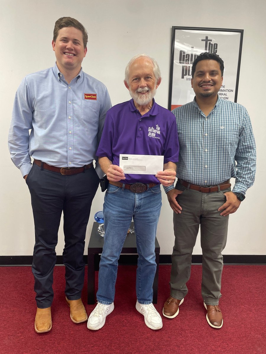 Our #SGHouston team is honored to support The Gathering Place Interfaith Ministries with a donation of $5,000 raised through our annual Sporting Clays Shoot!

#SGBuildsCommunities #CommunityContractor
