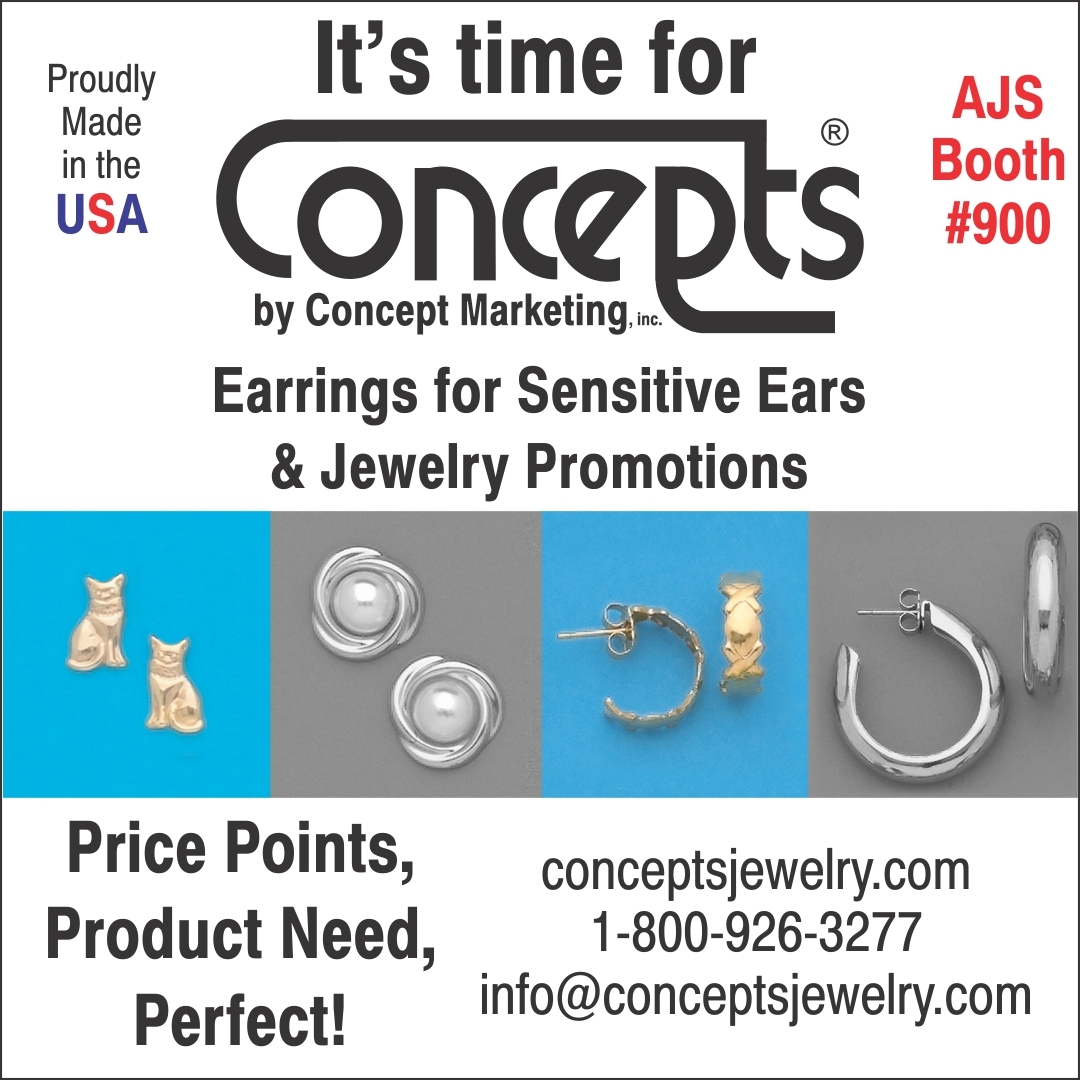 Atlanta Jewelry Show (@atljewelryshow) on Twitter photo 🕒 It’s time for Concepts! Booth 900
Proudly made in the USA, Concepts by Concept Marketing offers earrings for sensitive ears and impactful jewelry promotions.
📍 August 23–24, 2025
🔗 Register: hubs.la/Q03s5xwD0
🌐 hubs.la/Q03s5xr40
📧 info@conceptsjewelry.com 🕒 It’s time for Concepts! Booth 900
Proudly made in the USA, Concepts by Concept Marketing offers earrings for sensitive ears and impactful jewelry promotions.
📍 August 23–24, 2025
🔗 Register: hubs.la/Q03s5xwD0
🌐 hubs.la/Q03s5xr40
📧 info@conceptsjewelry.com