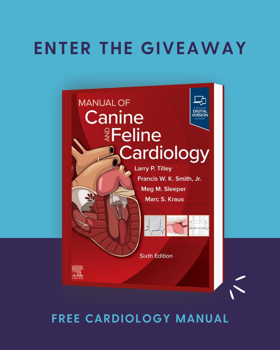 📚💓 It's Tuesday again and you know what that means ... giveaway time!!!

Here's how to enter:
1️⃣ Show us some love, heart this post
2️⃣ Visit marketing.vetgirlontherun.com/cardiology-boo…
3️⃣ Complete the form—and you're in!