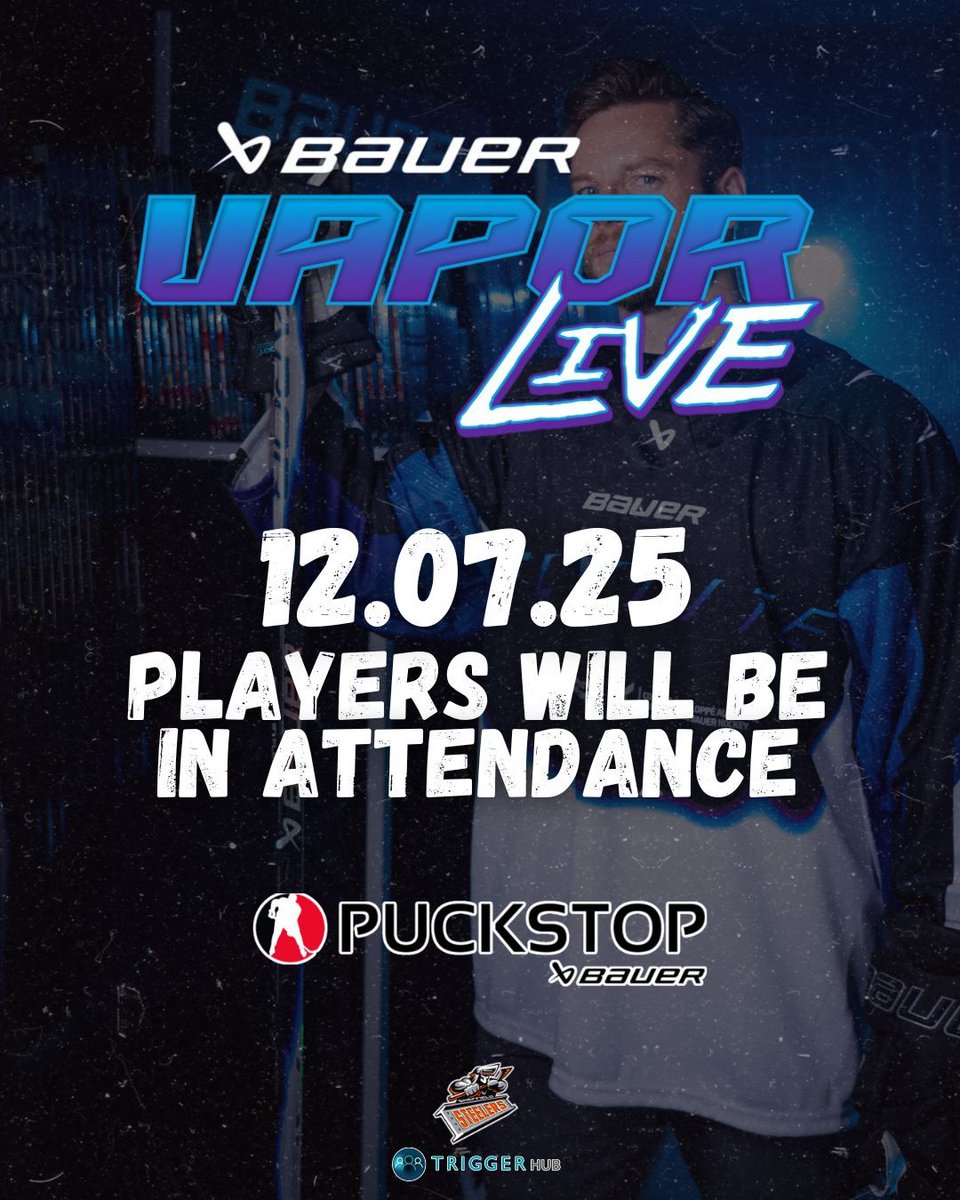 Sheffield Steelers (@steelershockey) on Twitter photo Celebrate the launch of the new Bauer Vapor range with our partners at <a href="/PuckStopUK/">Puckstop.com</a> this weekend 🍊🏒
👀 And there may be some familiar faces around - more information on this during the week 🔜
Read more ▶️ puckstop.com/pages/vapor-li…
#SteelersHockey Celebrate the launch of the new Bauer Vapor range with our partners at <a href="/PuckStopUK/">Puckstop.com</a> this weekend 🍊🏒
👀 And there may be some familiar faces around - more information on this during the week 🔜
Read more ▶️ puckstop.com/pages/vapor-li…
#SteelersHockey