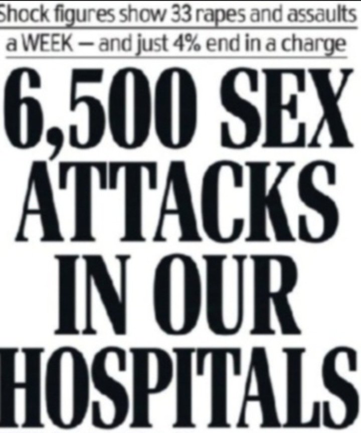 <a href="/wesstreeting/">Wes Streeting</a> Why can't you do anything about the shocking numbers of Rapes in hospitals, Wes?
What are you hiding??