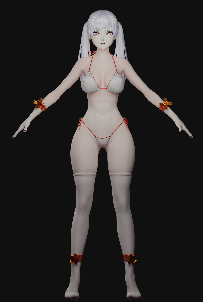Aequdsama's tweet image. Noelle model is out and available for free on Smutbase!
I also have made a quick render with Noelle, but i know that twitter does not like links in posts, so im making it a separate one right now. The poster itself will be up later today!
Model is here:
smutba.se/project/9f4b91…