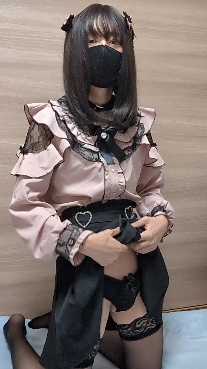 こんな感じ……？写真だとわかりにくいかも😭