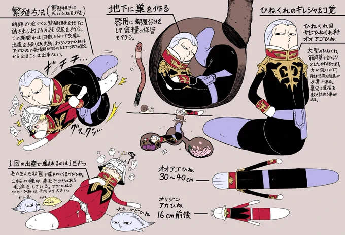 ひねくれのギレシャ 🪯🟥幻覚
生態や繁殖など 